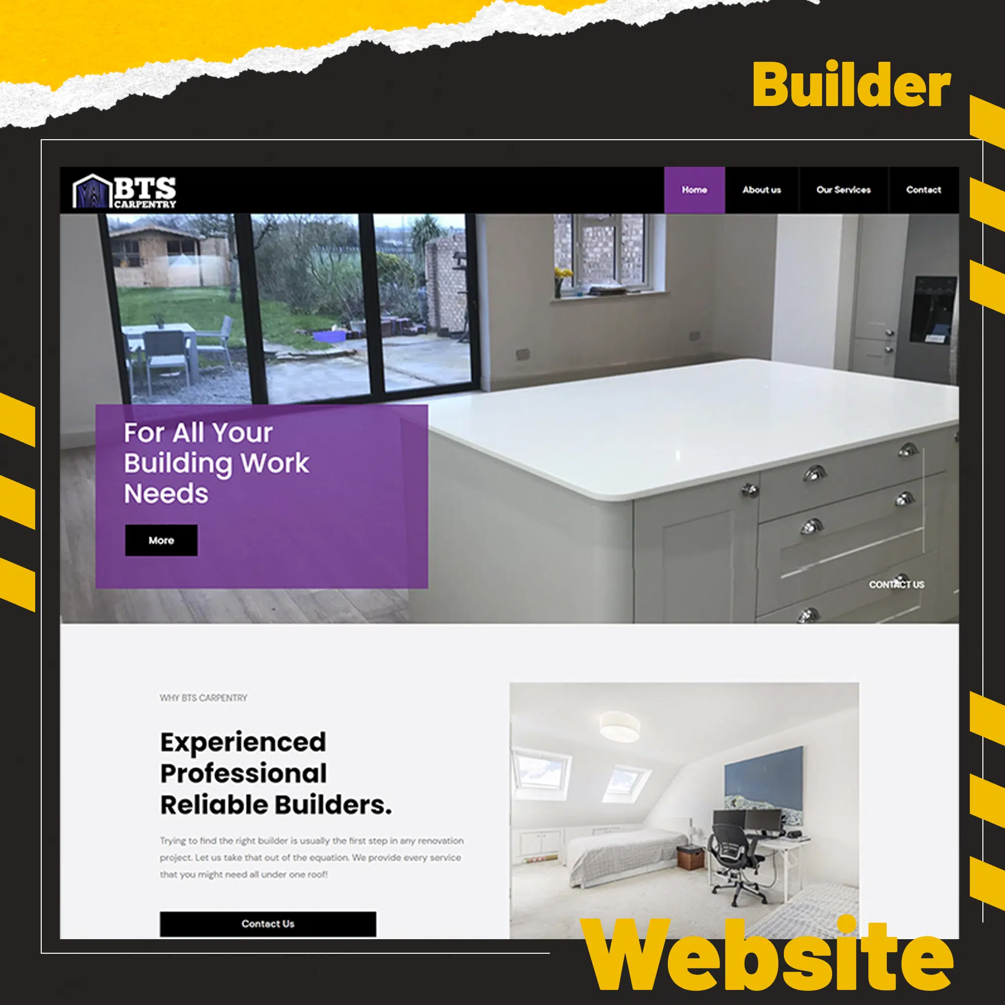 Tradesmen Website Design Electricians, Builder, Plumber