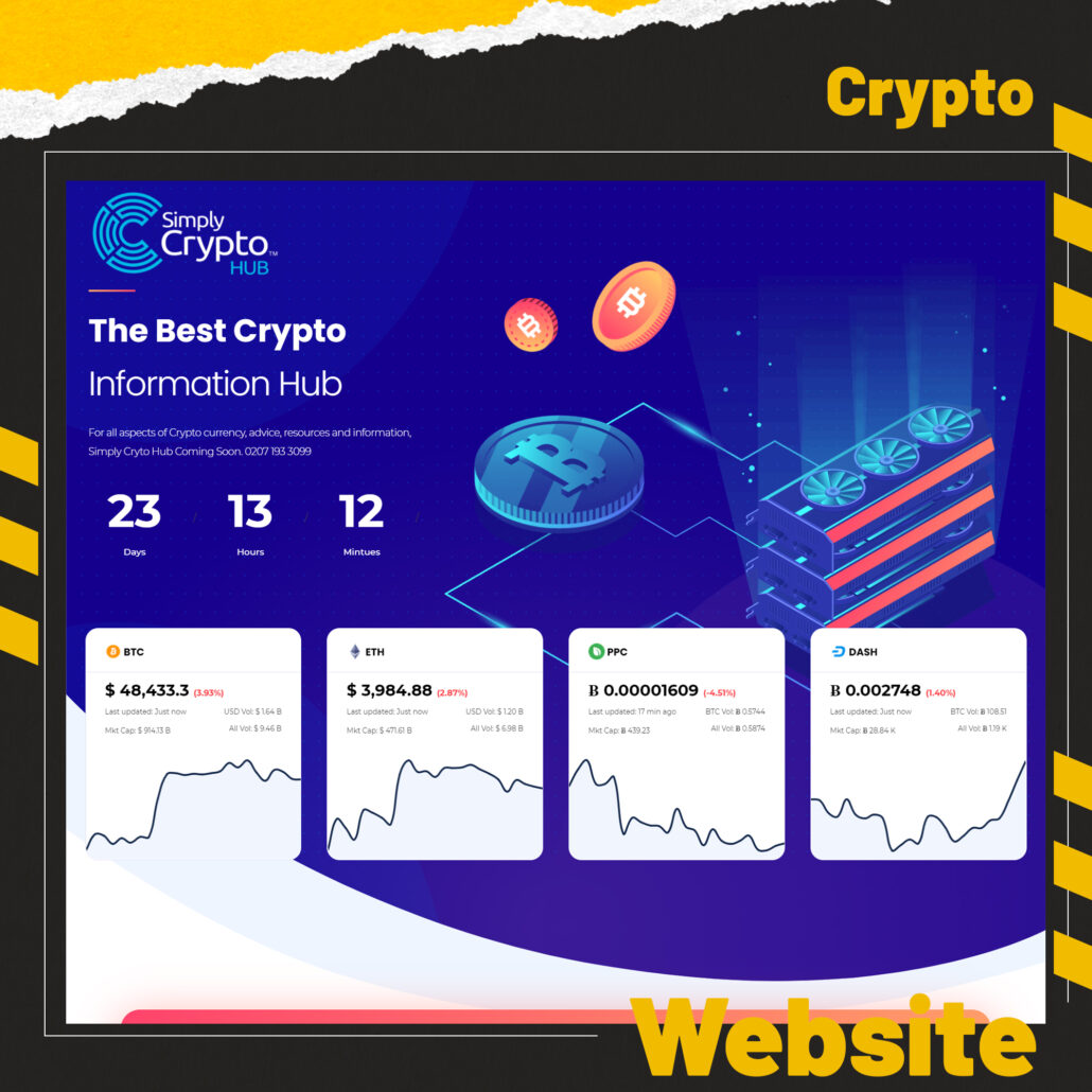 Crypto Website Design