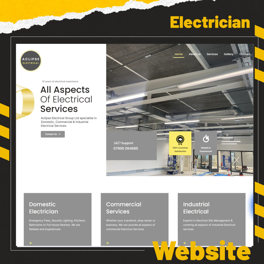 Electrician Website Templates