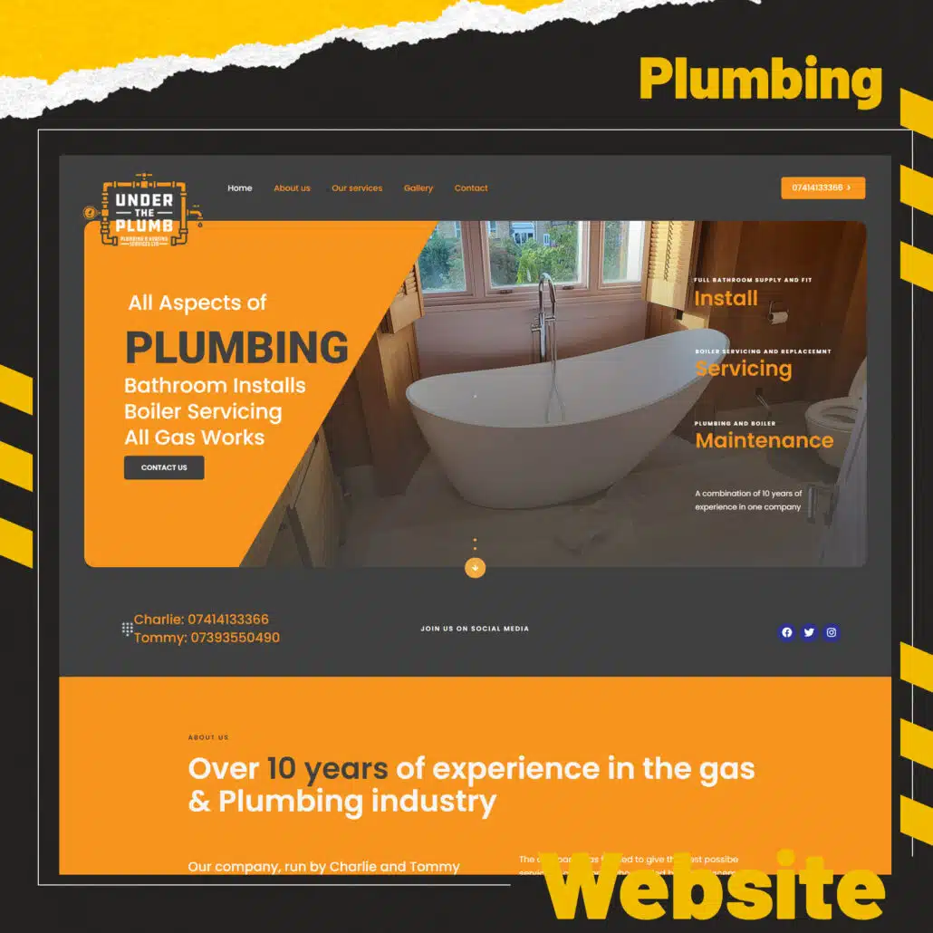 Plumbing Web Design