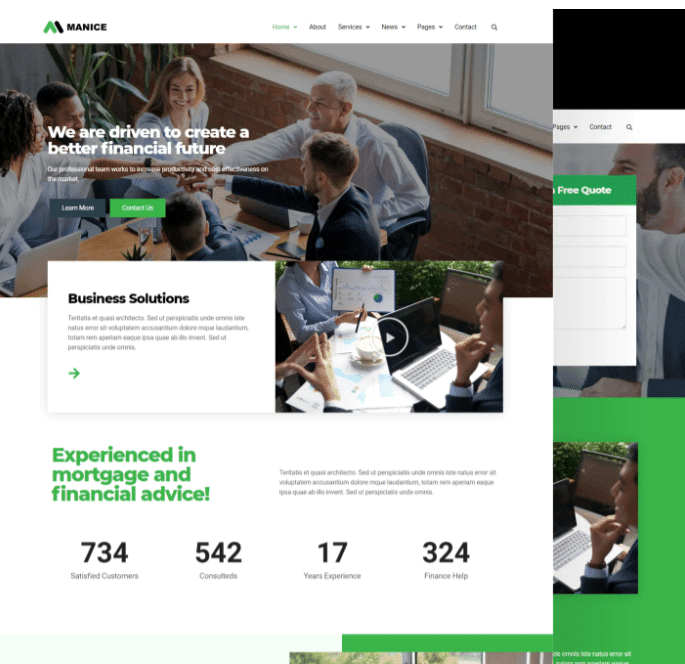 Mobile-Friendly Accountant Website Design