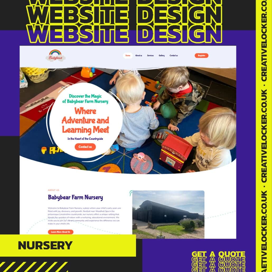 Mobile-Optimised Pre-School Website Design