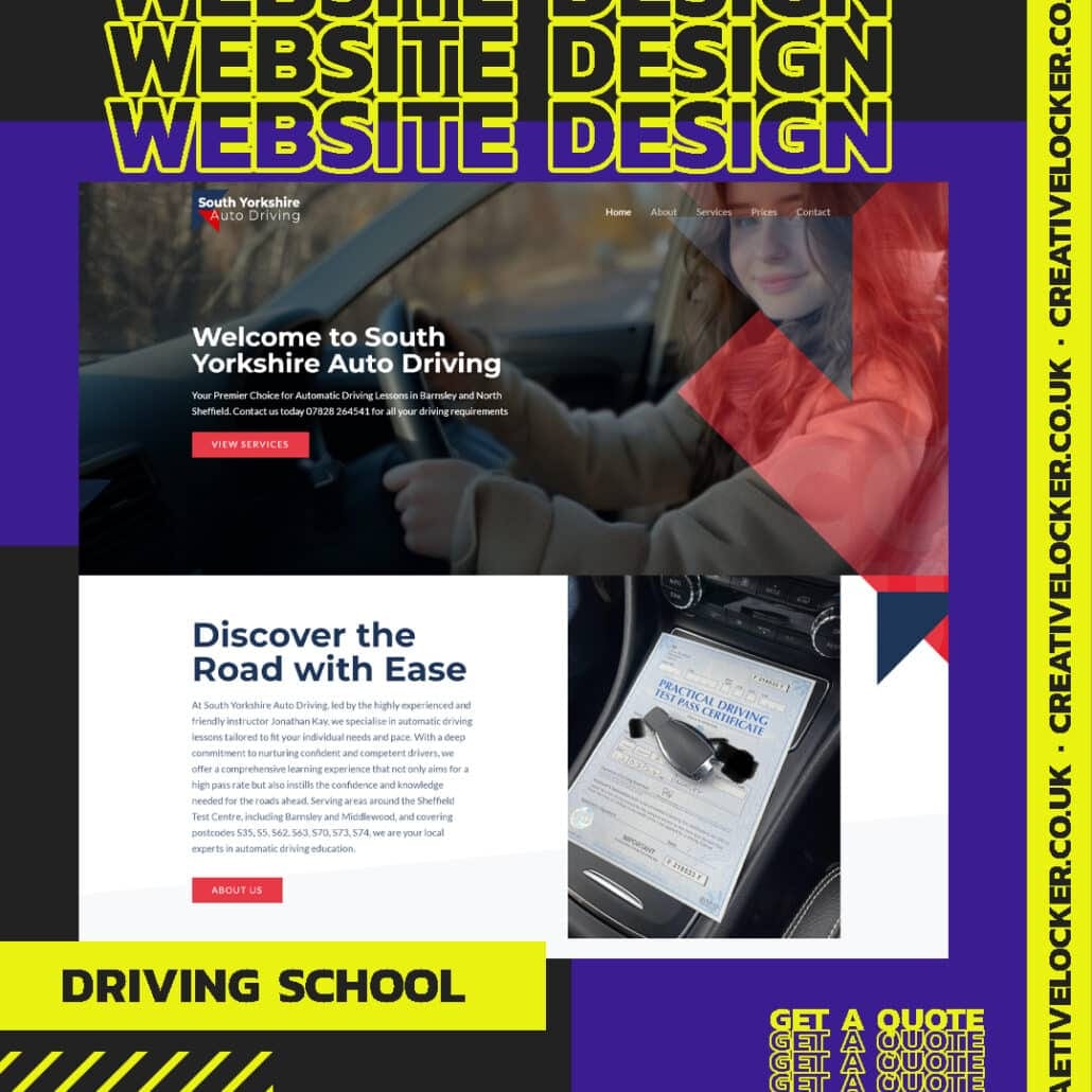 Mobile-Friendly Driving Instructor Website