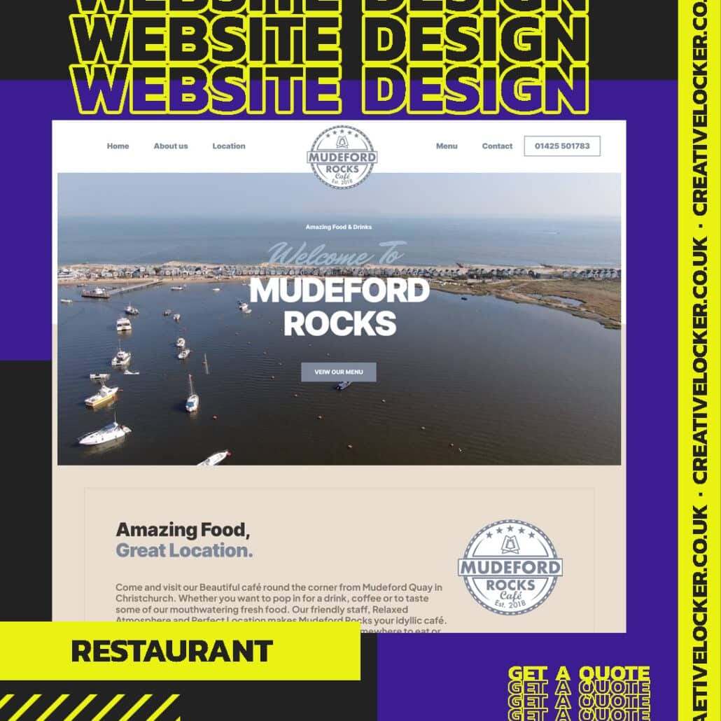 Mobile-Friendly Cafe Website Design