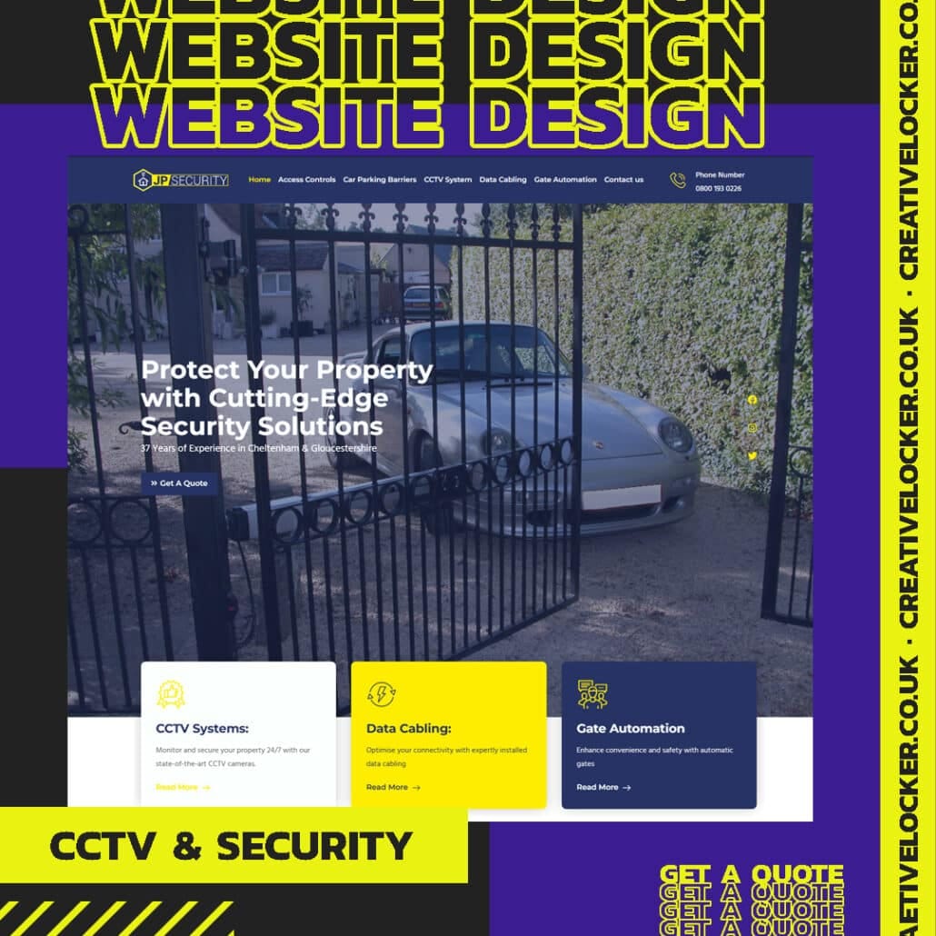 Alarm Website Design