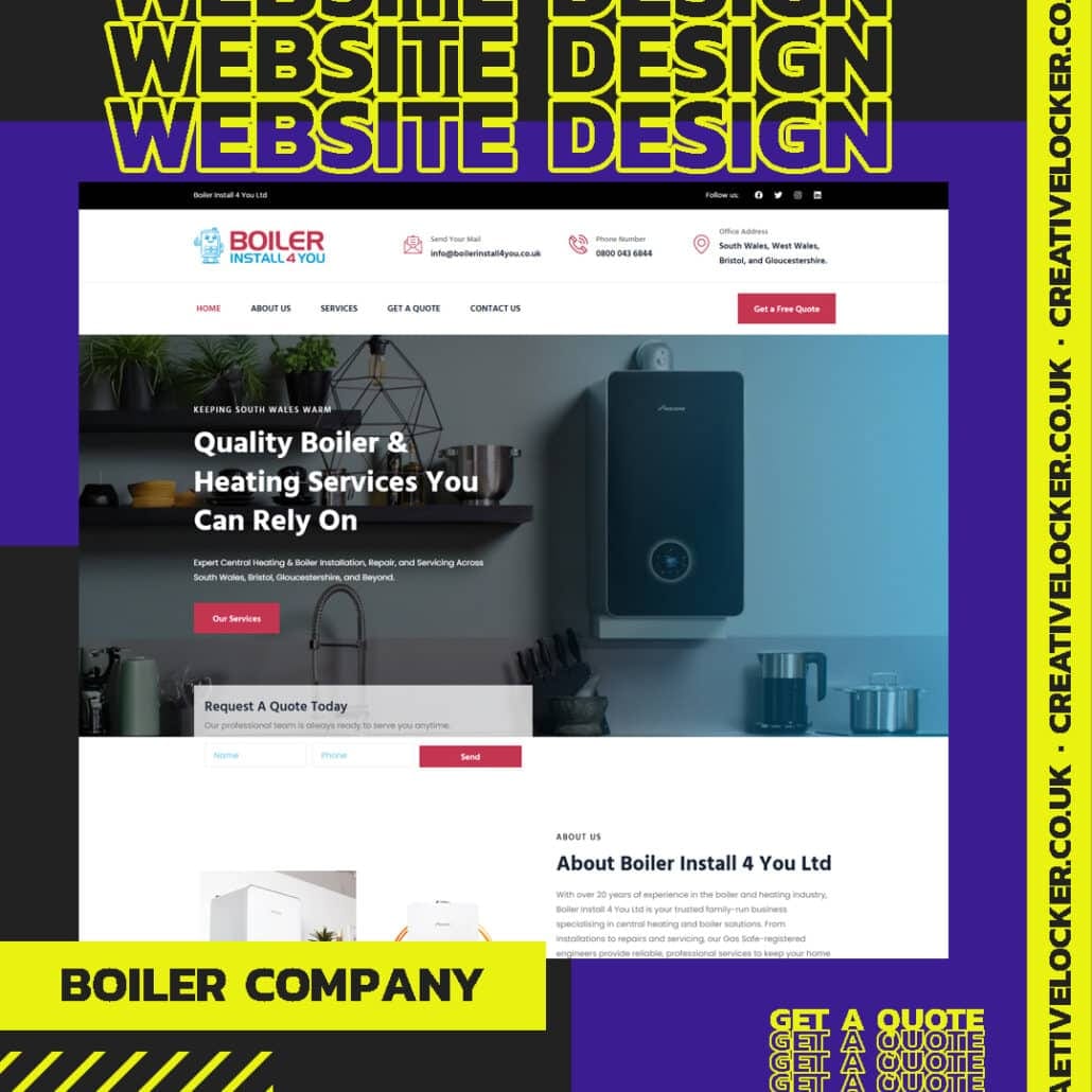 Boiler Website Design