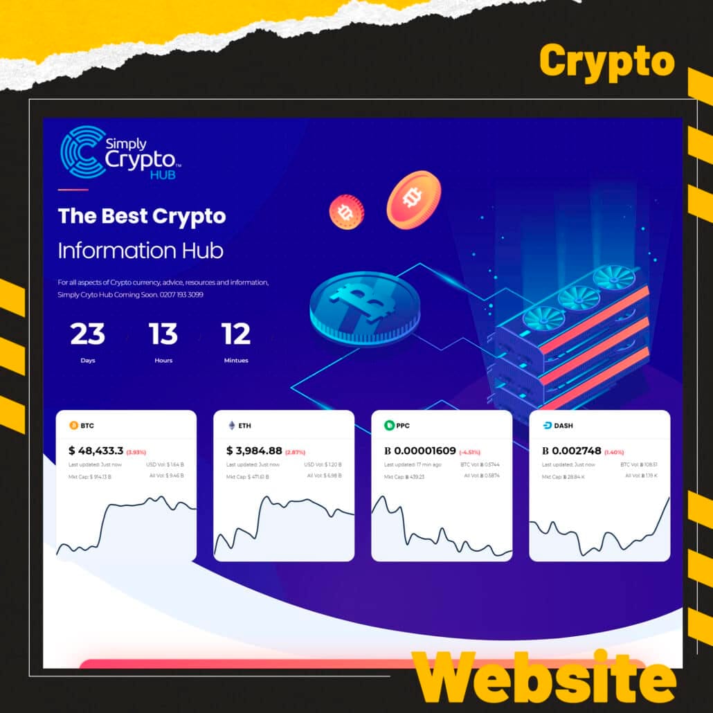Creative Locker - Your Partner in Crypto Website Desig