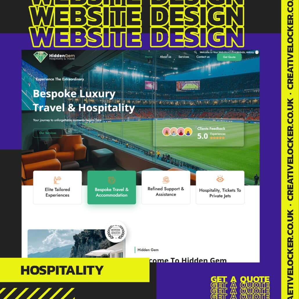 Hospitality Website Design