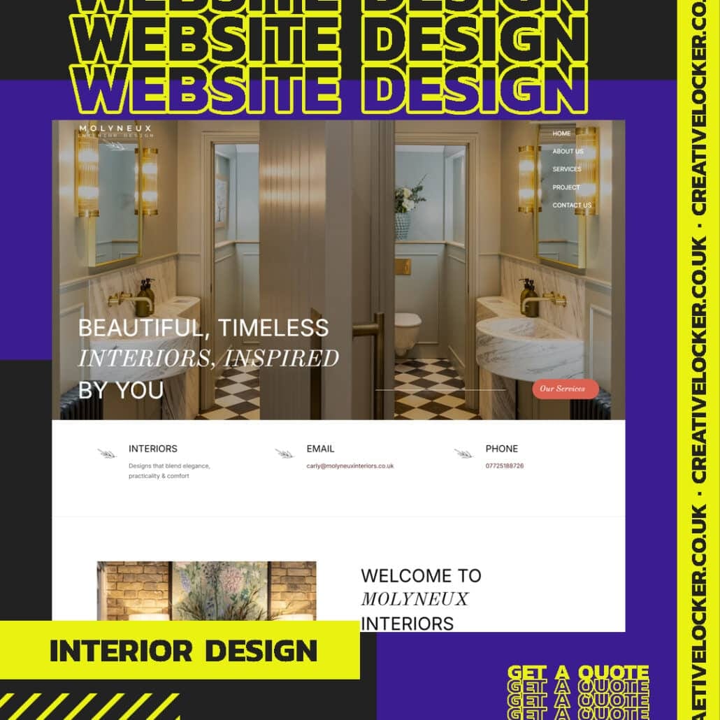 Interior Design Website Design