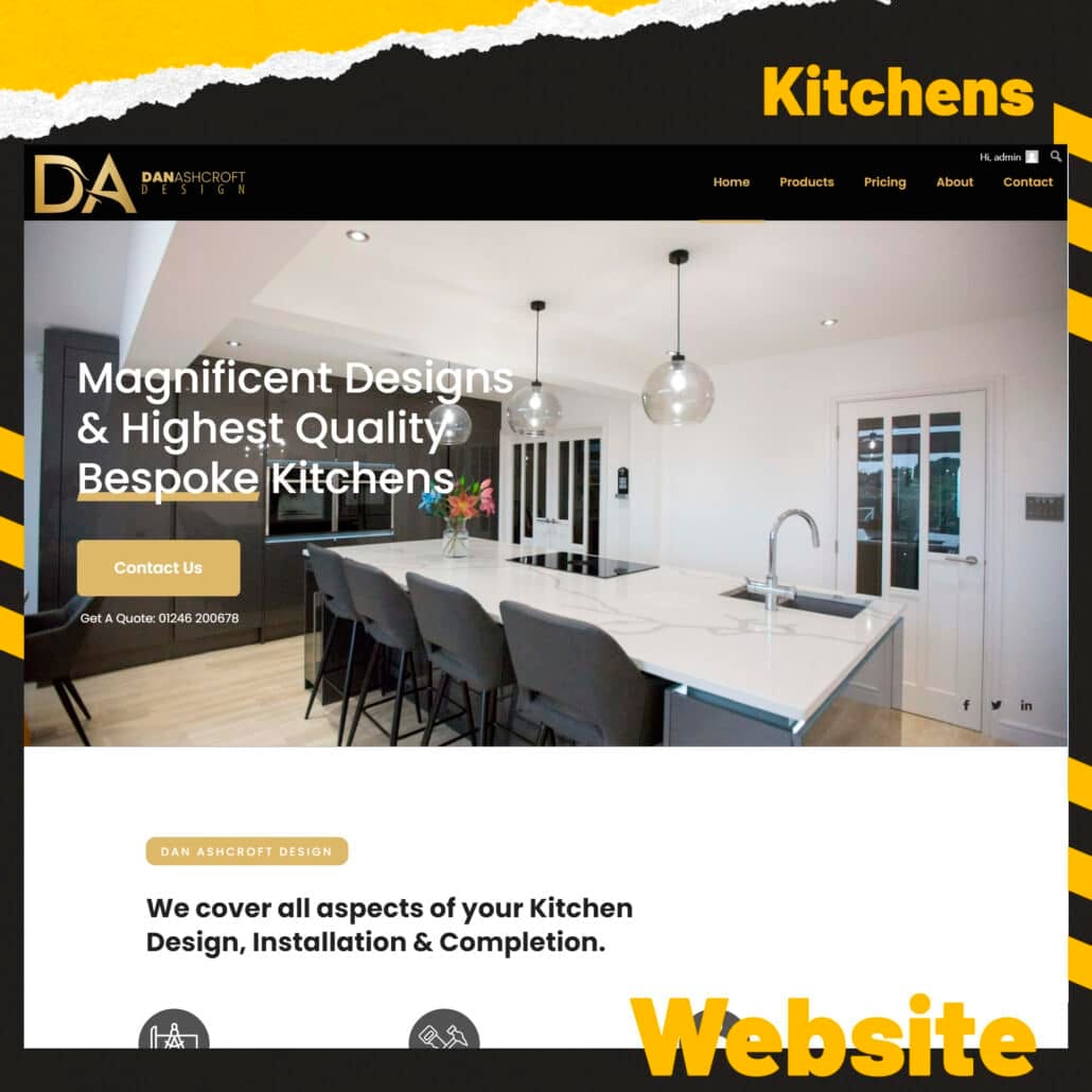 Kitchen and Bathroom Fitting Website Design