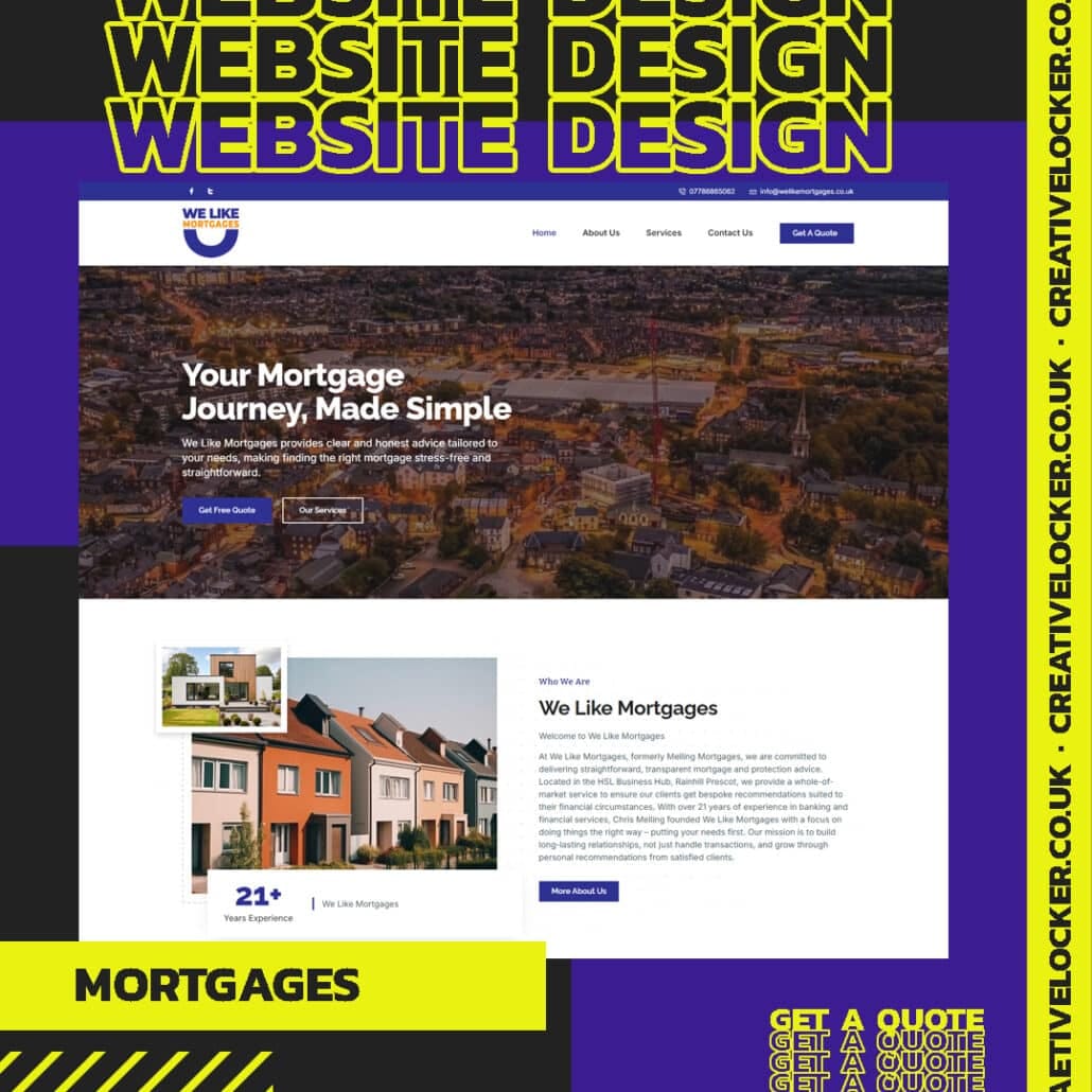 Mortgage Adviser Website Design