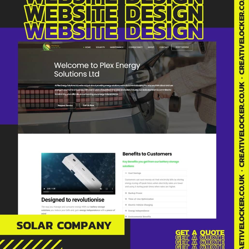 Solar Website Design