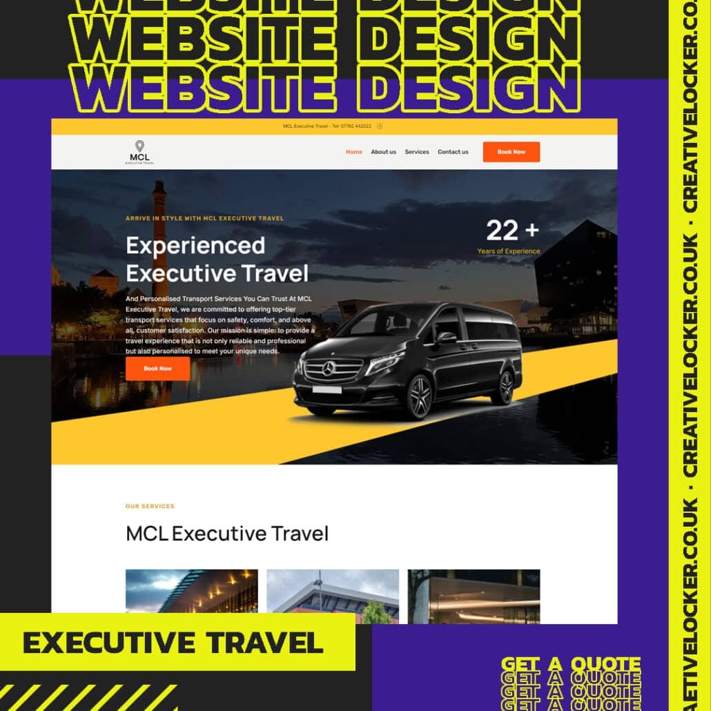 Taxi and Airport Transfer Website Design