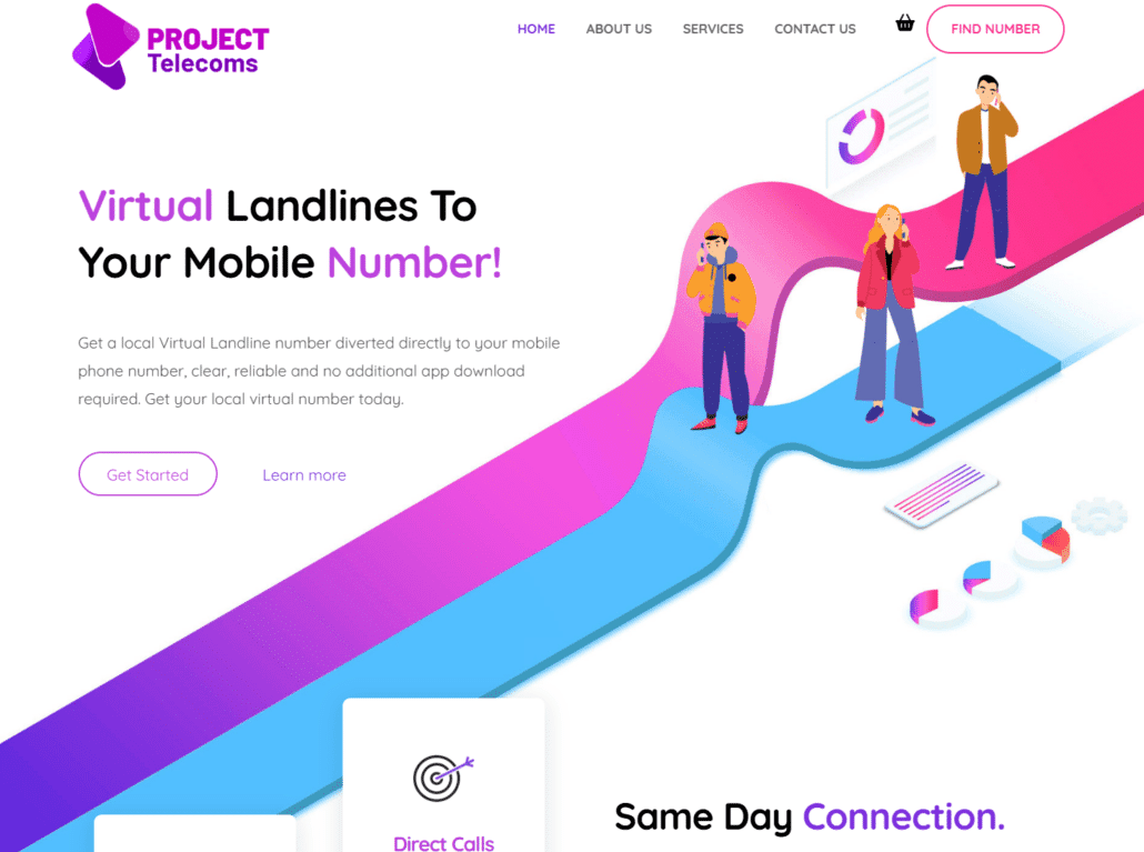 Telecoms Website Design