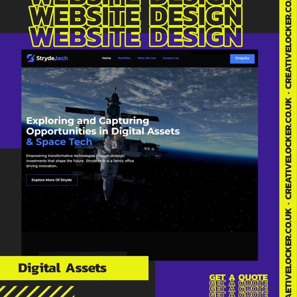 Crypto Website Design by Creative Locker